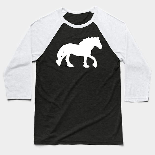 white cob shadow Baseball T-Shirt by Shyflyer